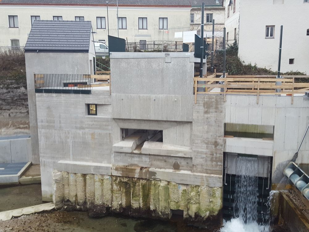 KW Purgstall, Wehranlage